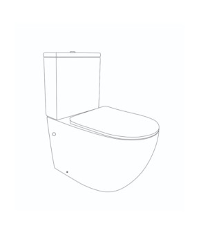 Унітаз підлоговий Qtap Jay Ultra Quiet з сидінням Soft-close 640x360x835 мм QT07222175TW White