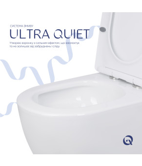 Унітаз підлоговий Qtap Jay Ultra Quiet з сидінням Soft-close 640x360x835 мм QT07222175TW White