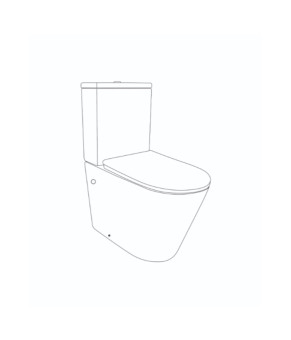 Унітаз підлоговий Qtap Swan Ultra Quiet з сидінням Soft-close 640x360x835 мм QT16222182TW White