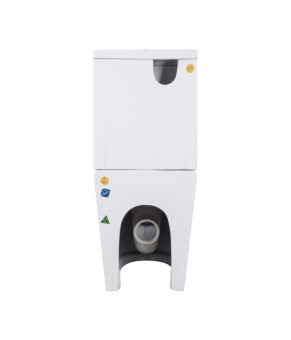 Унітаз підлоговий Qtap Swan Ultra Quiet з сидінням Soft-close 640x360x835 мм QT16222182TW White
