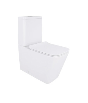 Унітаз підлоговий Qtap Crow Eco безобідковий з сідінням Soft-close QTCRO27W48750