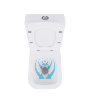Унітаз підлоговий Qtap Crow Eco безобідковий з сідінням Soft-close QTCRO27W48750