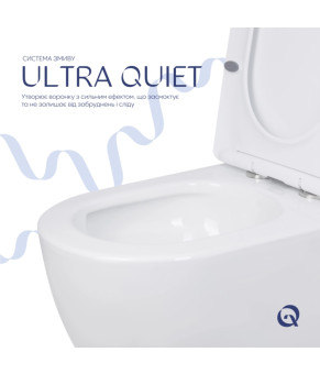 Унітаз підлоговий Qtap Jay Eco Ultra Quiet з сидінням Soft-close 640x360x835 мм QTJAY27W48749 White