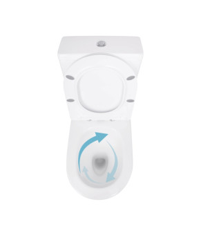 Унітаз підлоговий Qtap Jay Eco Ultra Quiet з сидінням Soft-close 640x360x835 мм QTJAY27W48749 White
