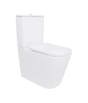 Унітаз підлоговий Qtap Stork Ultra Quiet 630×350×805 мм із сидінням Soft-close, White QTSTO27W49260