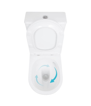 Унітаз підлоговий Qtap Leo Ultra Quiet 620×355×790 мм з сидінням Soft-close, White QTLEO27W49261