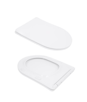 Унітаз підлоговий Qtap Leo Ultra Quiet 620×355×790 мм з сидінням Soft-close, White QTLEO27W49261