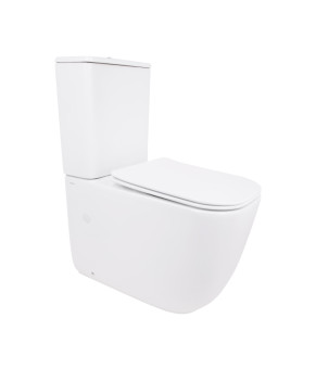 Унітаз підлоговий Qtap Aquarius Ultra Quiet 620×355×790 мм з сидінням Soft-close, White QTAQAW27W49262