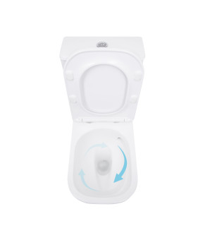 Унітаз підлоговий Qtap Aquarius Ultra Quiet 620×355×790 мм з сидінням Soft-close, White QTAQAW27W49262