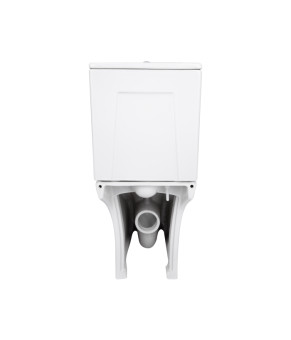 Унитаз напольный Qtap Presto безобідковий з сідінням Soft-close QTPRE27W51022