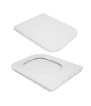 Унітаз підлоговий Qtap Crow Eco Ultra Quiet безобідковий з сідінням Soft-close QTCRO27W51030