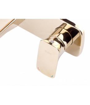 Life Смеситель для умывальника скрытого монтажа золотой (981578 NEWARC)