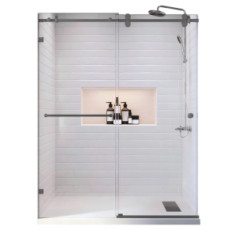 купити недорого Двери в нишу Koer SR SD06 140x220 графит, прозрачное стекло Easy Clean 8мм (KR5369)