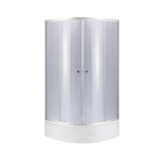 купити недорого Душевая кабина Lidz Latwa SC80x80.SAT.MID.GR полукруглая 80x80 см (SD00050784)
