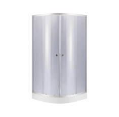 купить недорого Душова кабіна Lidz Latwa SC80x80.SAT.LOW.GR, скло тон. 4 мм + Lidz Душовий піддон KAPIELKA ST80x80x15 (SD00051438)