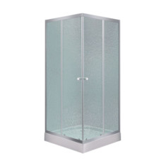 купить недорого Lidz Wawel SC80x80.SAT.LOW.FR Душова кабіна квадратна, скло Frost 4 мм + Lidz Душовий піддон KAPIELKA ST80x80х14 (SD00051443)