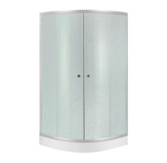 купить недорого Душова кабіна Lidz Latwa SC90x90.SAT.LOW.FR, скло Frost 4 мм + Lidz Душовий піддон KAPIELKA ST90x90x15 (SD00051435)