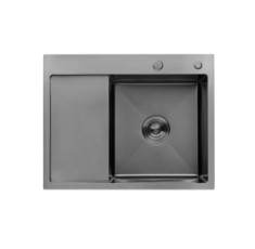 купить недорого Кухонна мийка Kroner KRP Schwarze - 6350RHM PVD (3.0/1.0 мм)