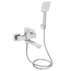 купити недорого Смеситель для ванны Lidz Dozorca 0051 с поворотным изливом и душевым гарнитуром (LDDOZ0051CRM45404) Хром