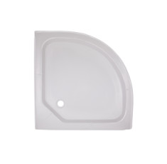 купить недорого Lidz Душовий піддон KAPIELKA ST80x80x14 низький, напівкруглий, діаметр зливу 52 мм (SD00050739)