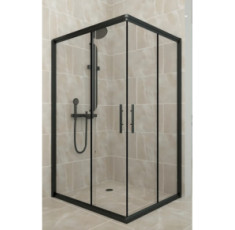 купить недорого Душевая кабина Aquanil Unimar 110x100x190 см чорний профіль (UNIMAR110x100BLACK)