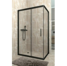 купити недорого Душова кабіна Aquanil Minnesota Black 150x100x190 см прозоре скло (MINNESOTA150x100BLACK)