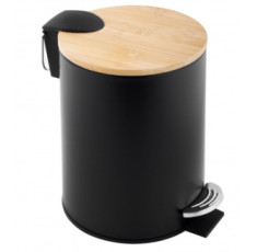 купити недорого Корзина для мусора YOKA VINI BLACK BAMBOO 3л. для ванной комнаты (CH.VINI-BLK)