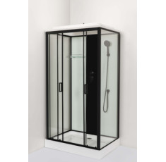 купити недорого Гидромассажный бокс AquaStream GLS 110SLW ALL BLACKS 110x80x215 см, мелкий поддон (18 849)
