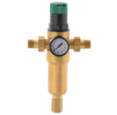 купити недорого Фильтр самоочищающийся Koer KR.1249 1/2" с редуктором давления и манометром (KR2961)