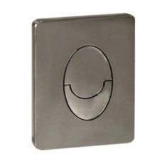 купити недорого Панель смыва пластиковая Koer KT-0606-07 157x198x3mm, кнопка закруглена (графит) (KR5712)