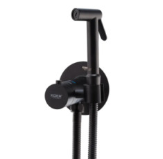 купити недорого Термостатический смеситель для гигиенического душа Koer KB-24029-05 встраиваемый черный матовый (KR5494)