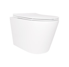 купити недорого Унитаз подвесной Qtap Scorpio безободковый Ultra Quiet с сиденьем Soft-Close (QT14332380ASW)