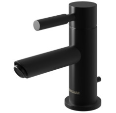 купити недорого Смеситель для раковины (умывальника) KOHLMAN ROXIN BLACK низкий (QB100RB)