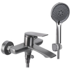 купити недорого Смеситель для ванны и душа REA  AVALON TYTAN графит настенный с изливом (REA-B2706)