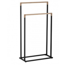 купити недорого Вешалка для полотенец YOKA ZOLA BLACK BAMBOO * (P.ZOLA-2-BLK)