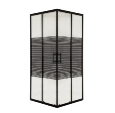 купити недорого Душевая кабина INSANA Aqua Black Line JK 90х90х195 мм без поддона ( А0059654 )