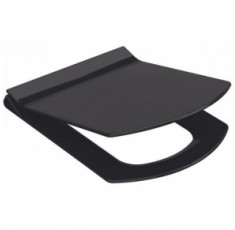Vega Сидіння для унітазу Soft Close Slim чорне 53-02-06-004 IDEVIT