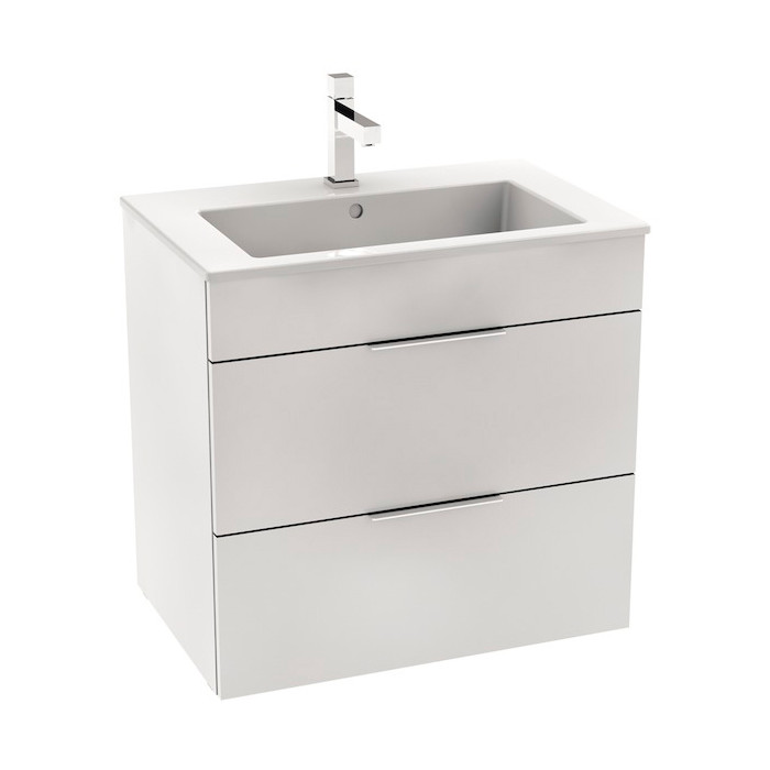 Тумба с раковиной Jika Cube 55 белый H4536121763001