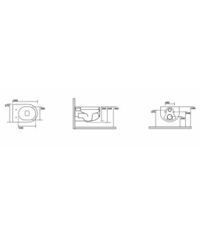 Унитаз Kerasan Flo 3113 (311301)