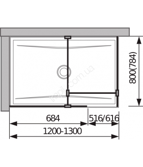 Перегородки Jika Cubito 68x80см (2.6842.3.002.668.1)