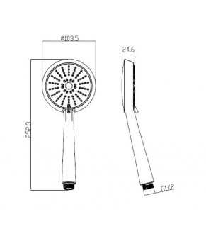Ручной душ Koller Pool SH 517