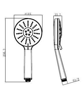 Ручной душ Koller Pool SH 529