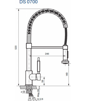 Смеситель Koller Pool Design Plus DS 0700