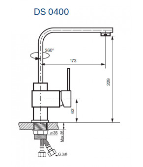 Смеситель Koller Pool Design Plus DS 0200