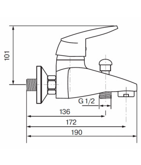 Смеситель Koller Pool Integro (NT 0100)