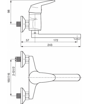 Смеситель Koller Pool Integro (NT 0700)