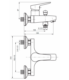 Смеситель Koller Pool Twin (TN 0100)