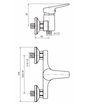 Смеситель Koller Pool Twin (TN 0400)