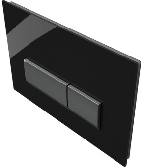 Панель смыва Koller Pool Integro Black Glass