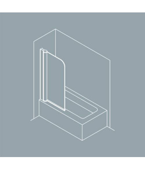 Шторка Koller Pool QP93 Clear L (58875)
